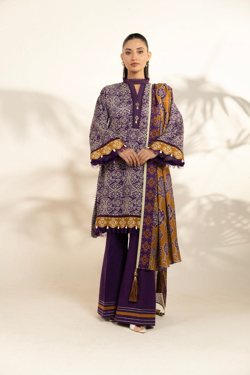 Al Karam | Winter 25 | FW-126-25-1-Purple - Official Al Karam stockist in UK - Sakeena London