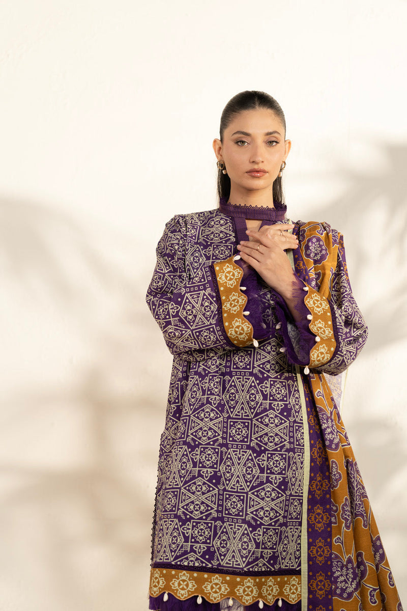 Al Karam | Winter 25 | FW-126-25-1-Purple - Official Al Karam stockist in UK - Sakeena London