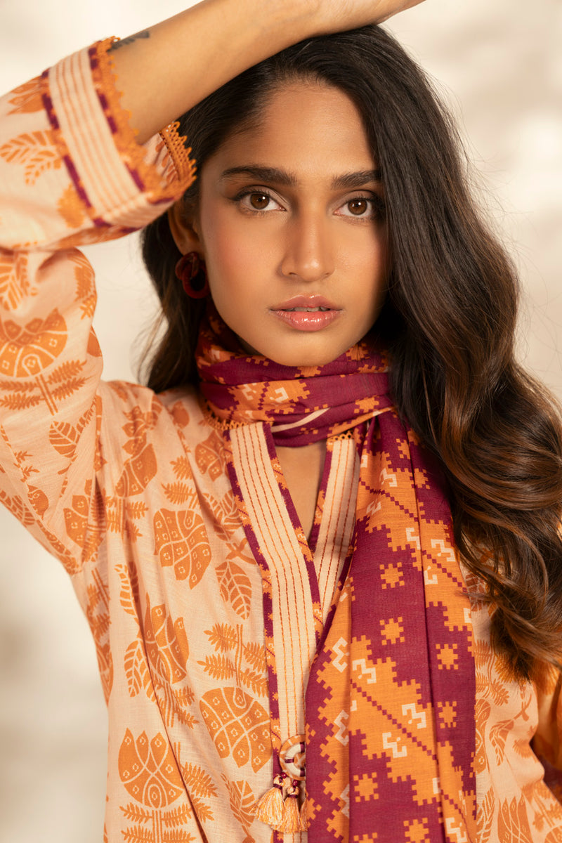 Al Karam | Winter 25 | FW-127-25-1-Beige - Official Al Karam stockist in UK - Sakeena London