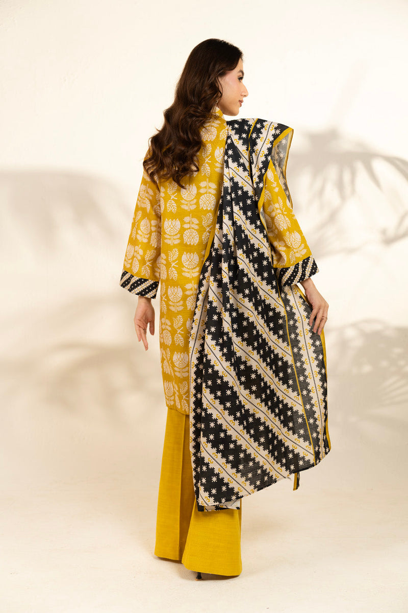Al Karam | Winter 25 | FW-127-25-1-Yellow - Official Al Karam stockist in UK - Sakeena London