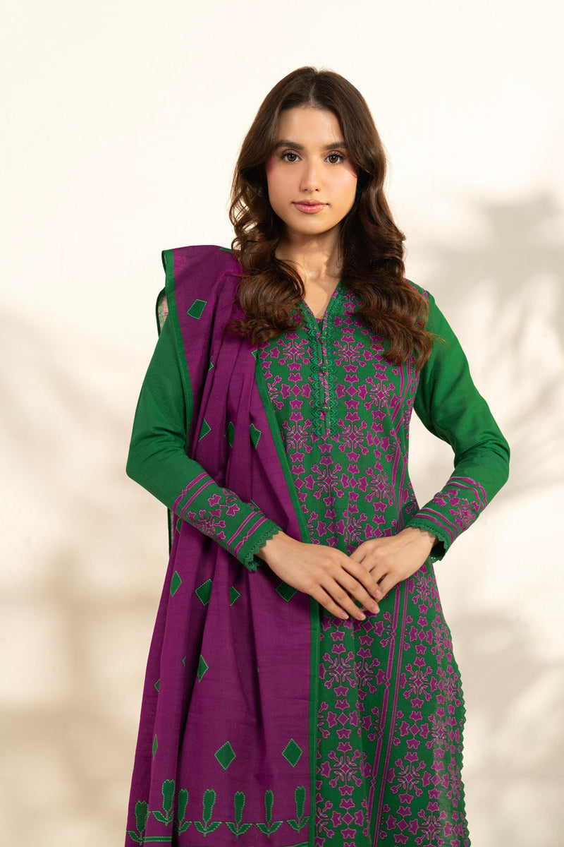 Al Karam | Winter 25 | FW-162.1-25-1-Green - Official Al Karam stockist in UK - Sakeena London