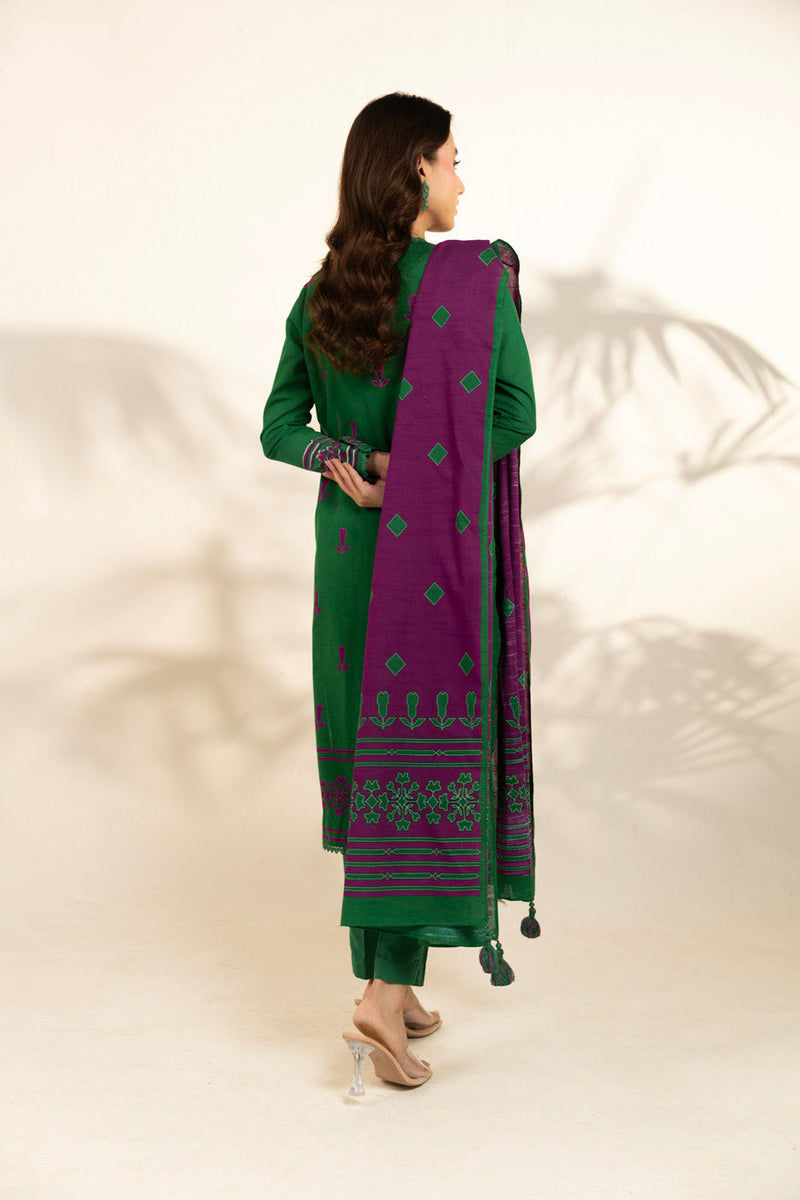 Al Karam | Winter 25 | FW-162.1-25-1-Green - Official Al Karam stockist in UK - Sakeena London