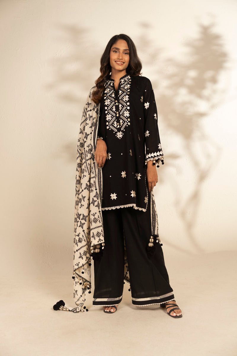 Al Karam | Winter 25 | FW-75.1-25-1-Black - Official Al Karam stockist in UK - Sakeena London