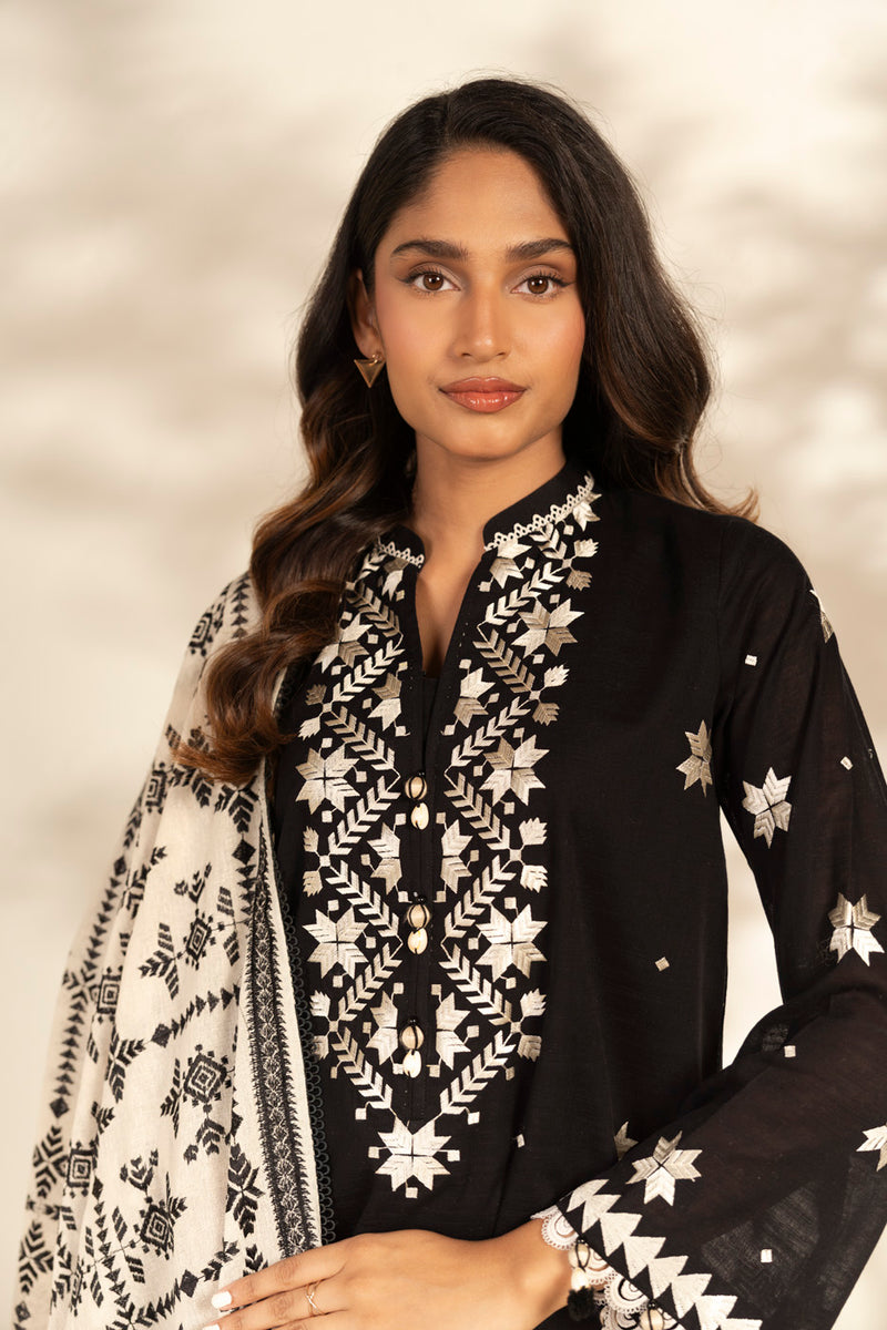Al Karam | Winter 25 | FW-75.1-25-1-Black - Official Al Karam stockist in UK - Sakeena London