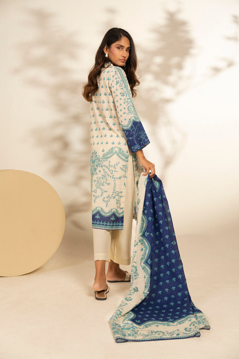 Al Karam | Winter 25 | FW-93.1-25-1-Blue - Official Al Karam stockist in UK - Sakeena London