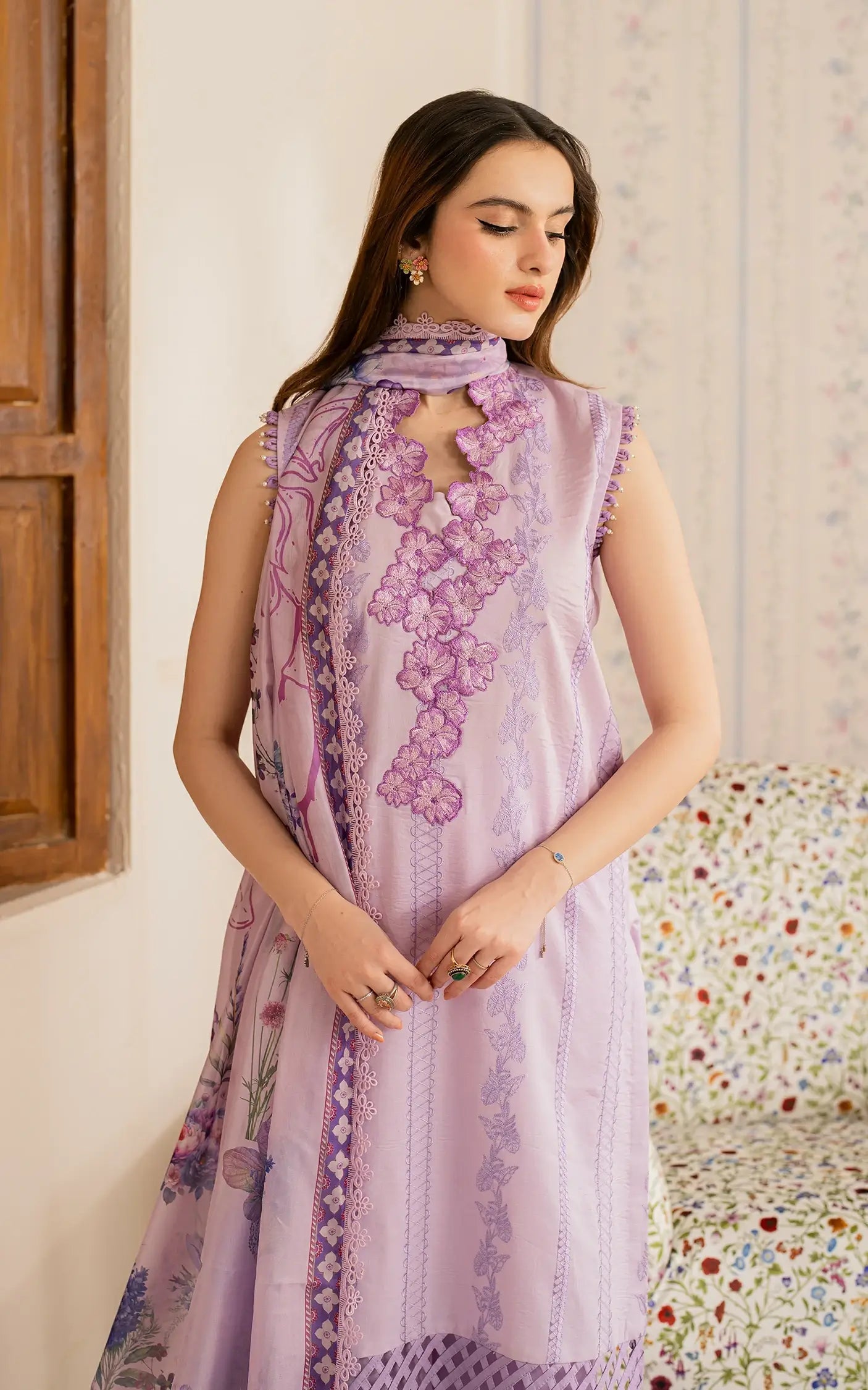 Asifa and Nabeel | Meraki Vintage 25 | Faakhta (MVL25-17) - Official Asifa and Nabeel stockist in UK - Sakeena London