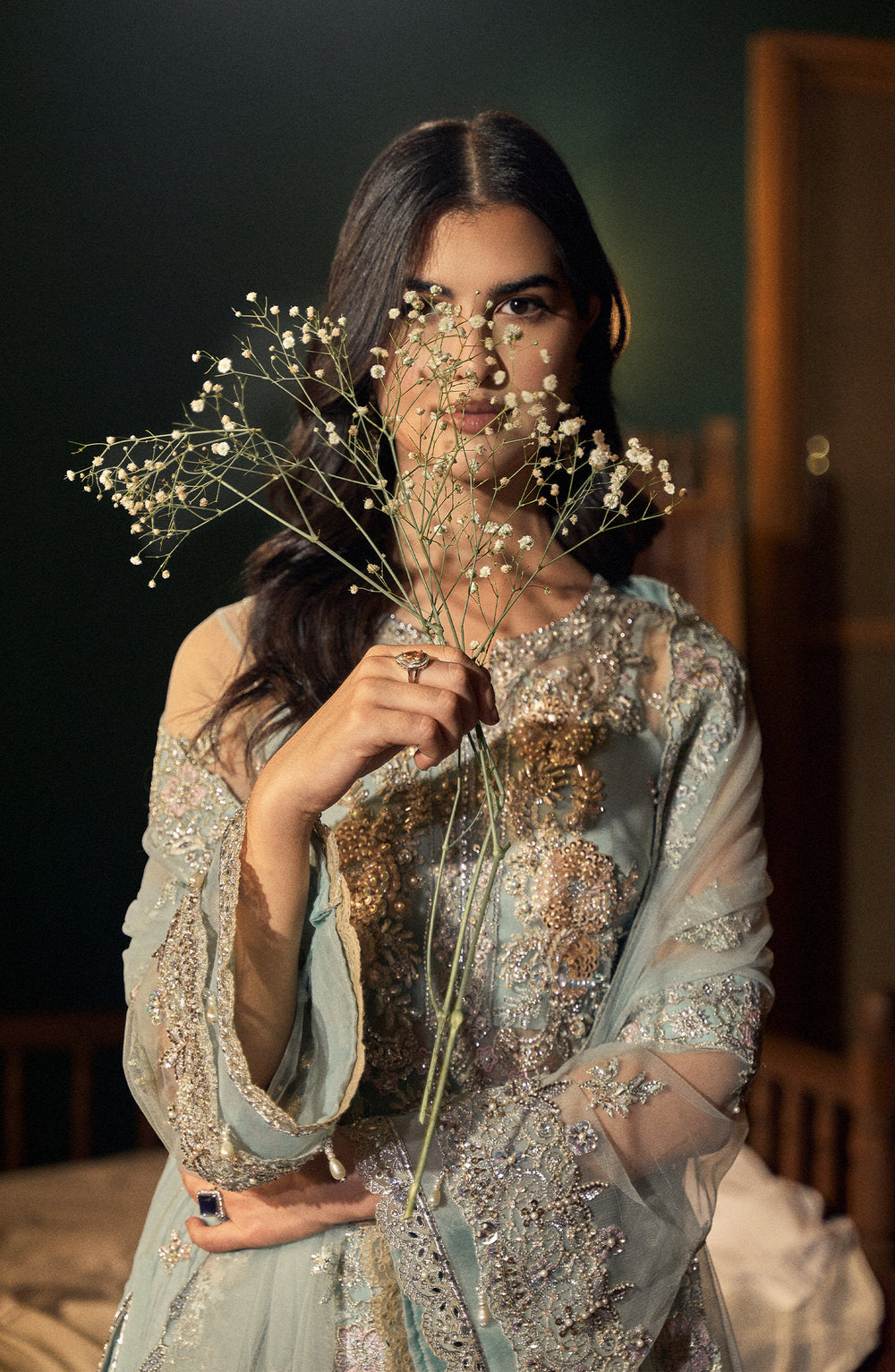 Fabiha Fatima | Reve Royal Luxury Wedding Dresses | AQUAMARINE - Official Fabiha Fatima stockist in UK - Sakeena London