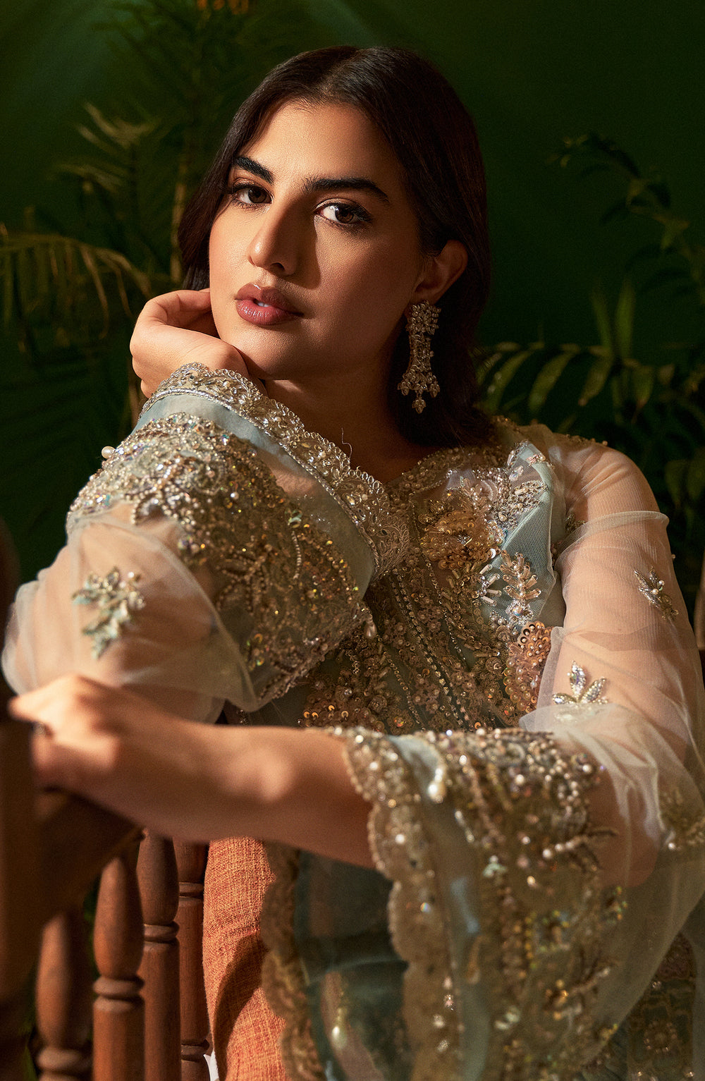 Fabiha Fatima | Reve Royal Luxury Wedding Dresses | AQUAMARINE - Official Fabiha Fatima stockist in UK - Sakeena London