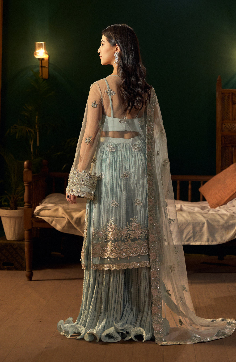 Fabiha Fatima | Reve Royal Luxury Wedding Dresses | AQUAMARINE - Official Fabiha Fatima stockist in UK - Sakeena London