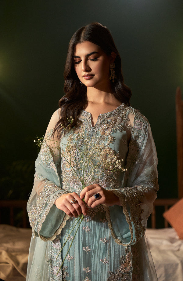 Fabiha Fatima | Reve Royal Luxury Wedding Dresses | AQUAMARINE - Official Fabiha Fatima stockist in UK - Sakeena London