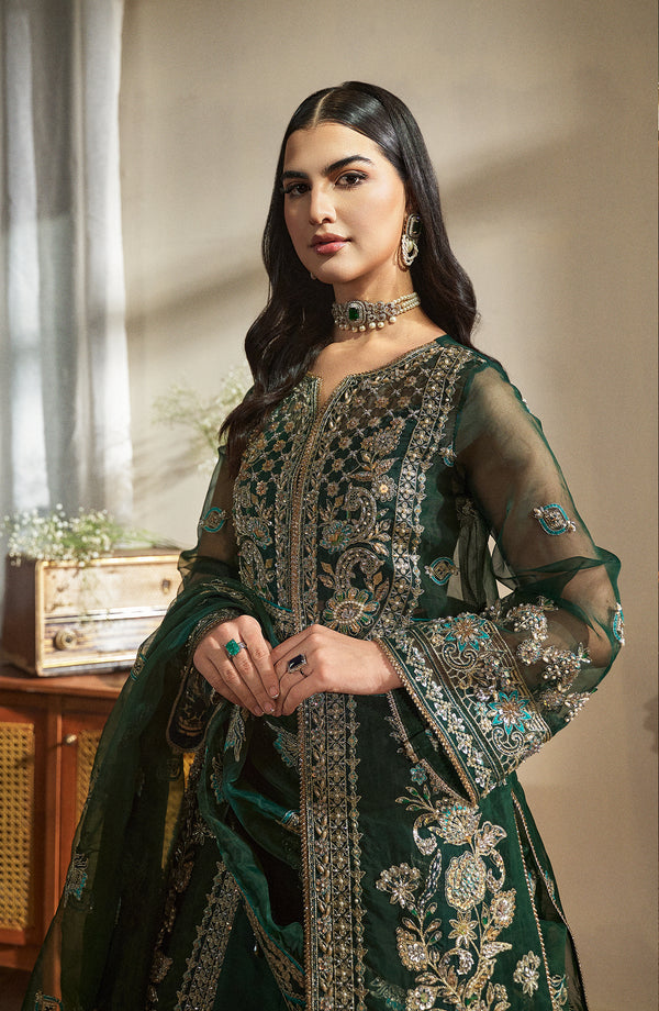 Fabiha Fatima | Reve Royal Luxury Wedding Dresses | EMERALD - Official Fabiha Fatima stockist in UK - Sakeena London