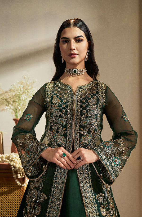 Fabiha Fatima | Reve Royal Luxury Wedding Dresses | EMERALD - Official Fabiha Fatima stockist in UK - Sakeena London