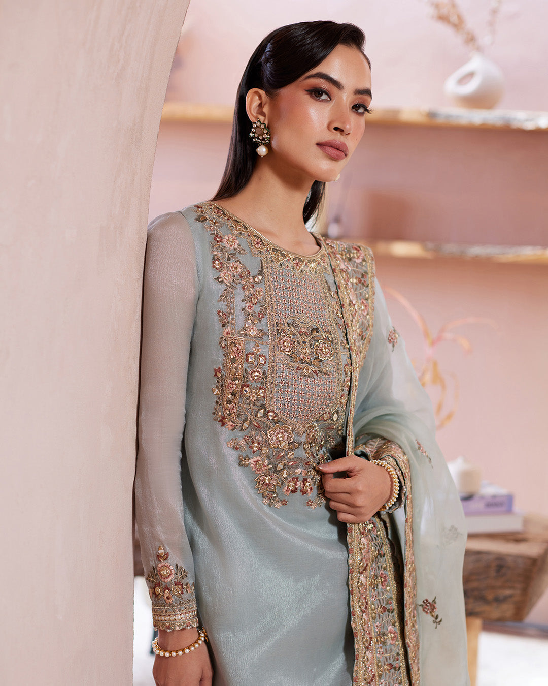 Faiza Saqlain | Aurnia Spring Festive Edit 24 | Zaafia - Official Faiza Saqlain stockist in UK - Sakeena London