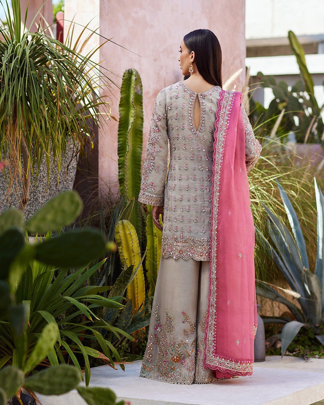 Faiza Saqlain | Aurnia Spring Festive Edit 24 | Rosaline - Official Faiza Saqlain stockist in UK - Sakeena London