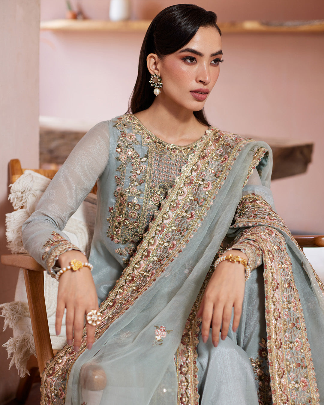 Faiza Saqlain | Aurnia Spring Festive Edit 24 | Zaafia - Official Faiza Saqlain stockist in UK - Sakeena London
