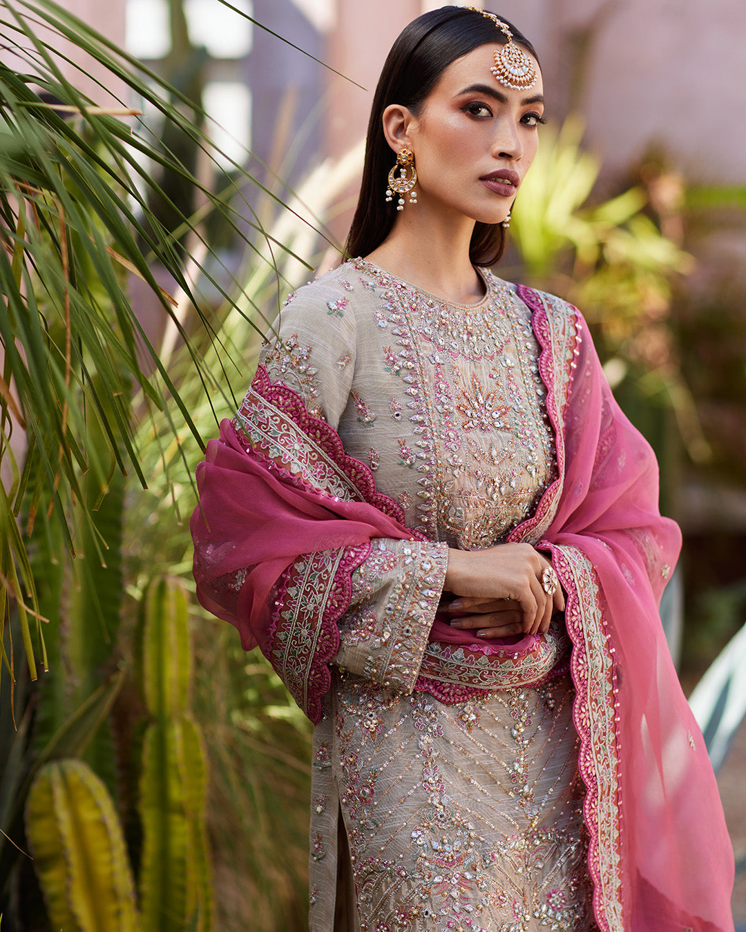 Faiza Saqlain | Aurnia Spring Festive Edit 24 | Rosaline - Official Faiza Saqlain stockist in UK - Sakeena London