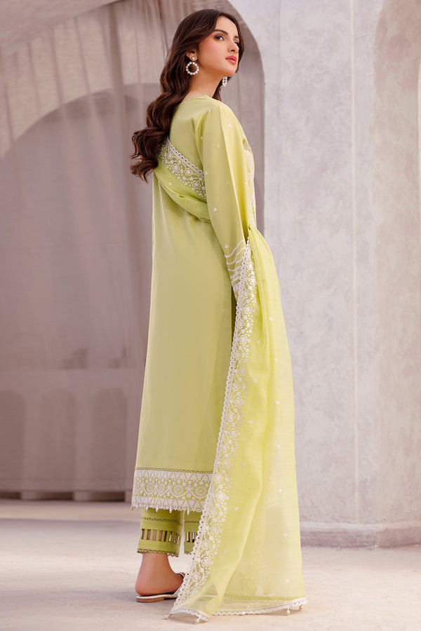Farasha | Bahaar Embroidered Lawn | Ember Glow - Official Farasha stockist in UK - Sakeena London