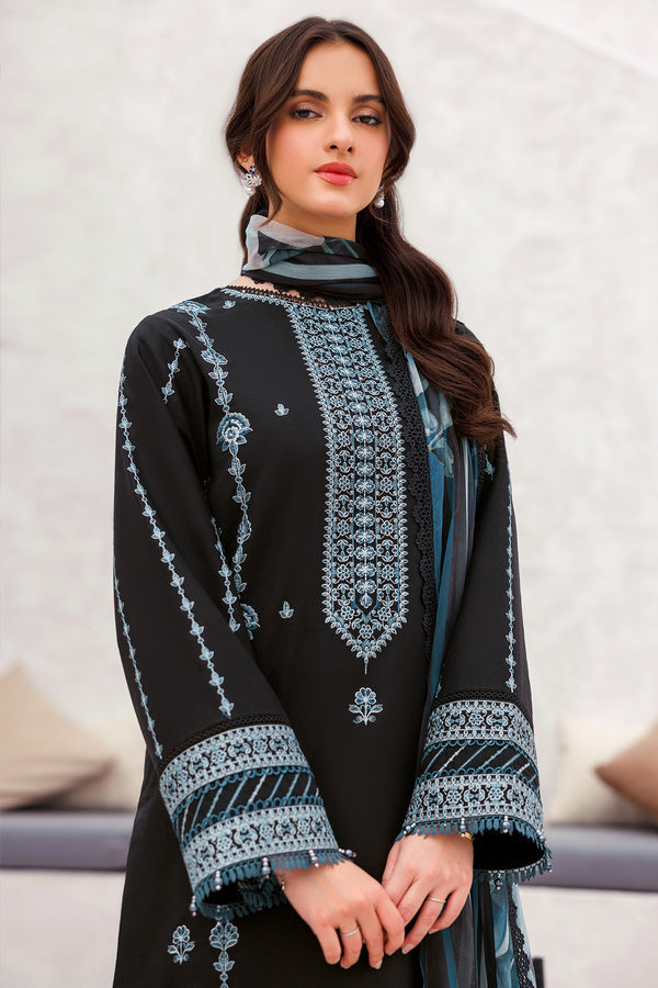 Farasha | Bahaar Embroidered Lawn | Opal Mirage - Official Farasha stockist in UK - Sakeena London