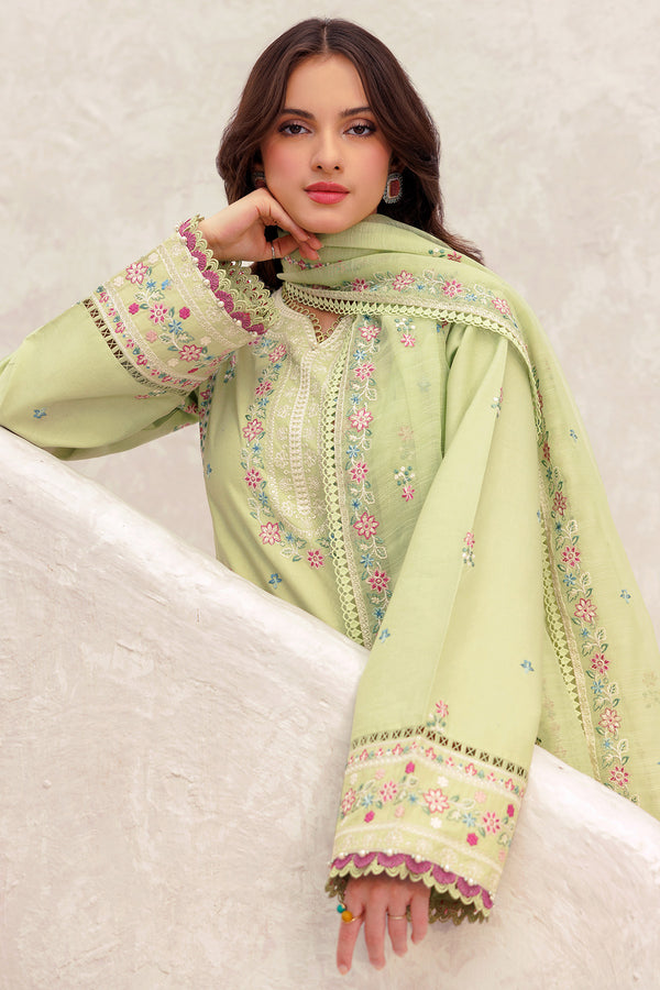 Farasha | Bahaar Embroidered Lawn | Tropical Orchid - Official Farasha stockist in UK - Sakeena London