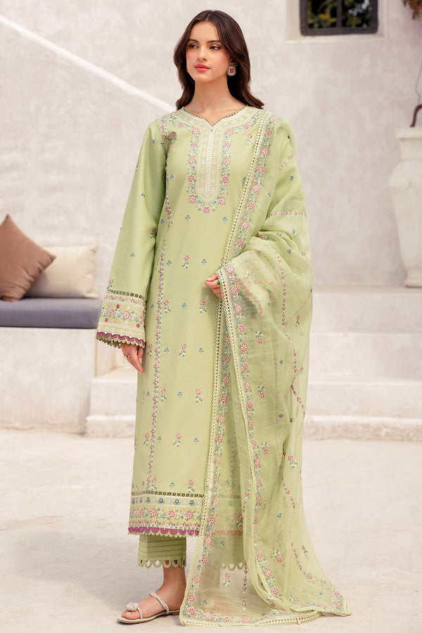 Farasha | Bahaar Embroidered Lawn | Tropical Orchid - Official Farasha stockist in UK - Sakeena London