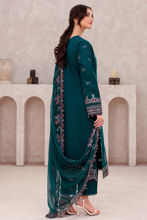 Farasha | Bahaar Embroidered Lawn | Jade Bliss - Official Farasha stockist in UK - Sakeena London