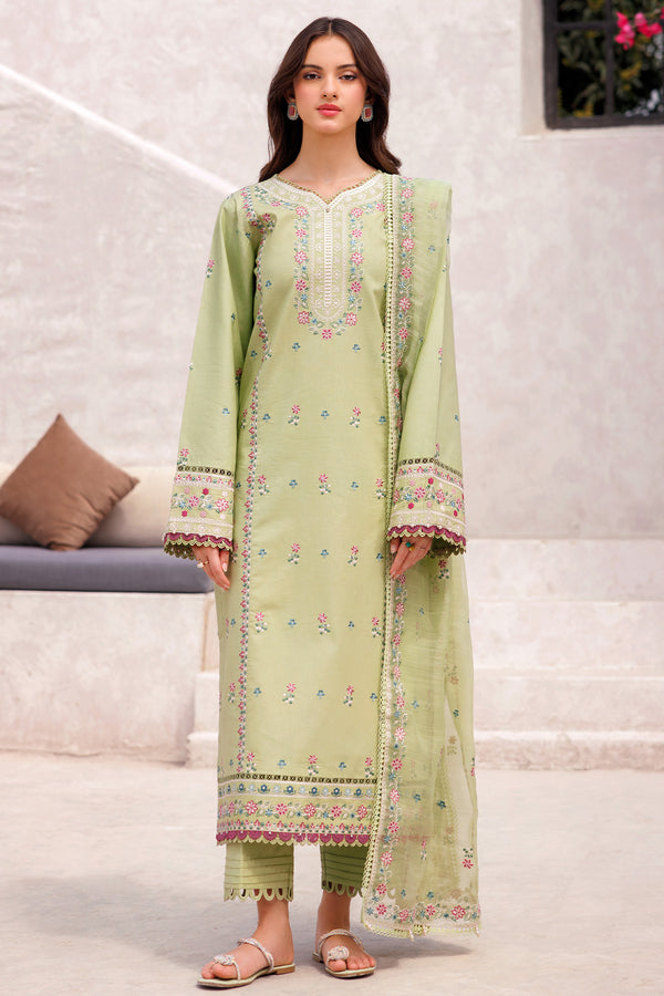 Farasha | Bahaar Embroidered Lawn | Tropical Orchid - Official Farasha stockist in UK - Sakeena London