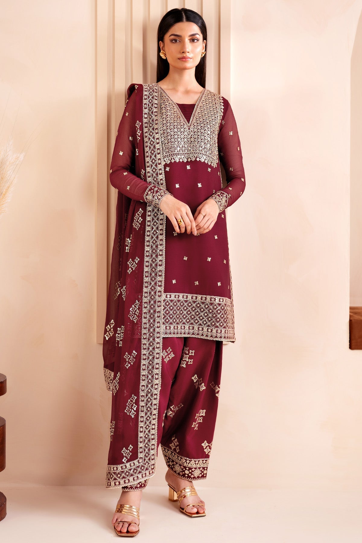 Farasha | Lumiere Formals | Carmine - Official Farasha stockist in UK - Sakeena London