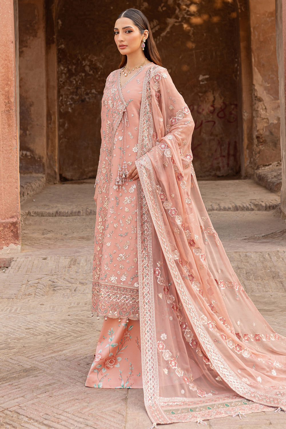 Farasha | Ritzier Wedding Formals | Peach Bell - Official Farasha stockist in UK - Sakeena London