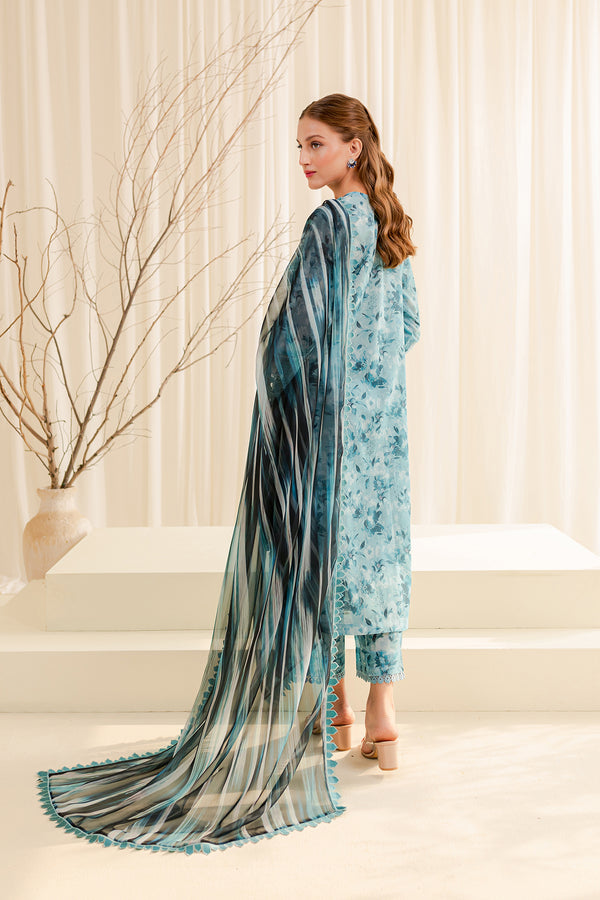 Farasha | Printed Essentials | AQUA BERYL - Official Farasha stockist in UK - Sakeena London