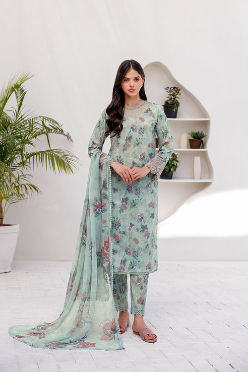 Farasha | Printed Essentials | MINT BREEZE - Official Farasha stockist in UK - Sakeena London