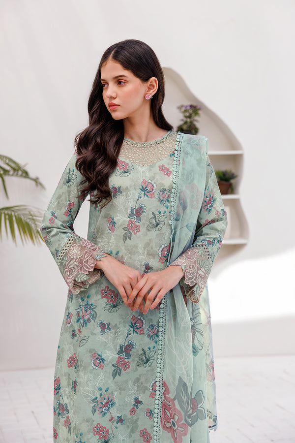 Farasha | Printed Essentials | MINT BREEZE - Official Farasha stockist in UK - Sakeena London