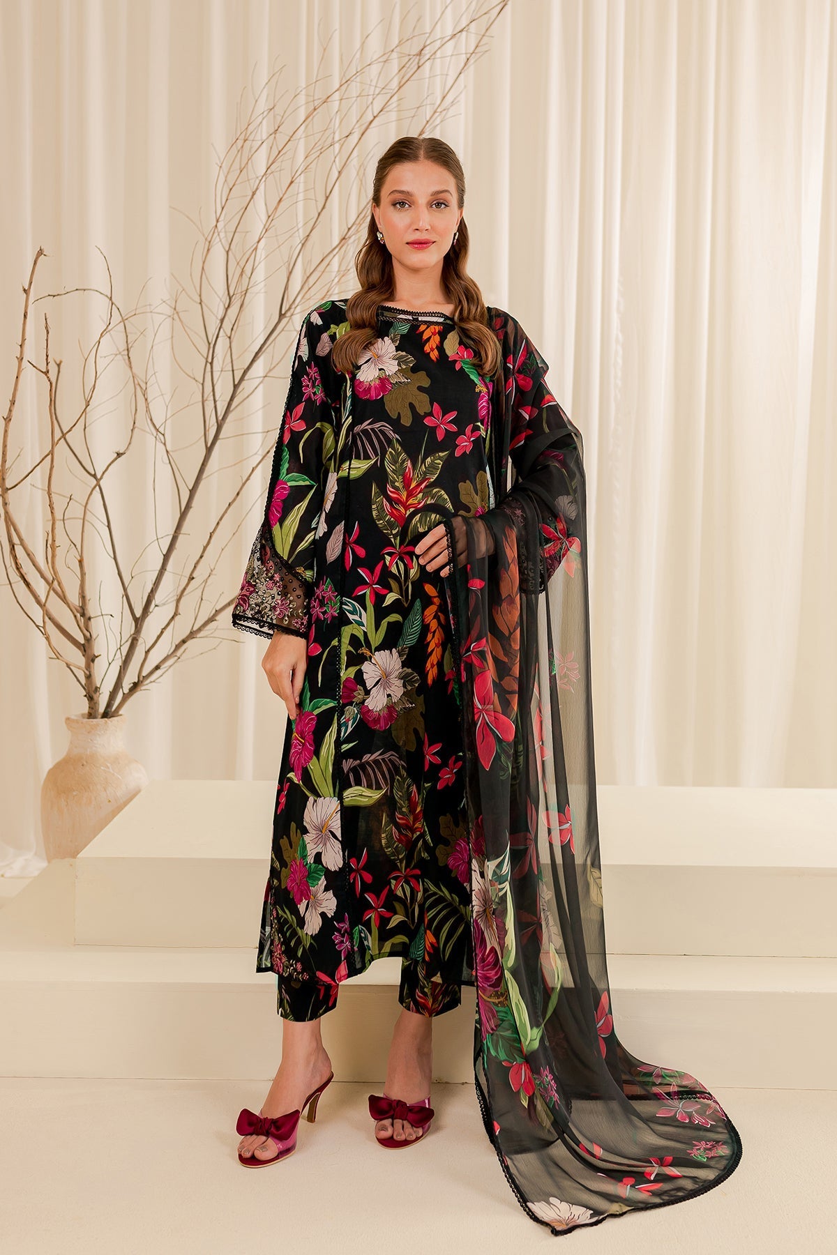 Farasha | Printed Essentials | EBONY PASSION - Official Farasha stockist in UK - Sakeena London