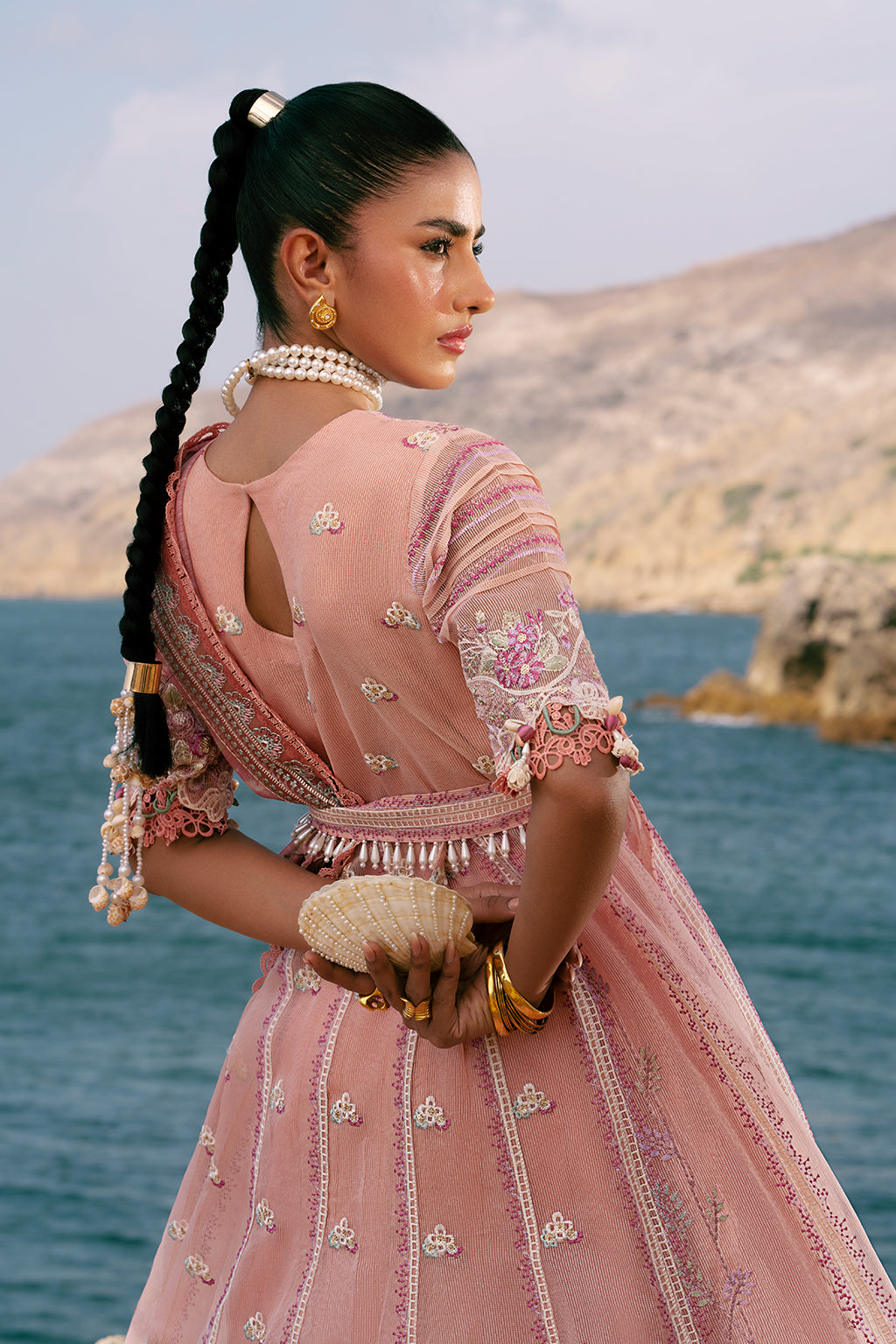 AJR Couture | Dastan Luxury Lawn 25 | Flair - Official AJR Couture stockist in UK - Sakeena London