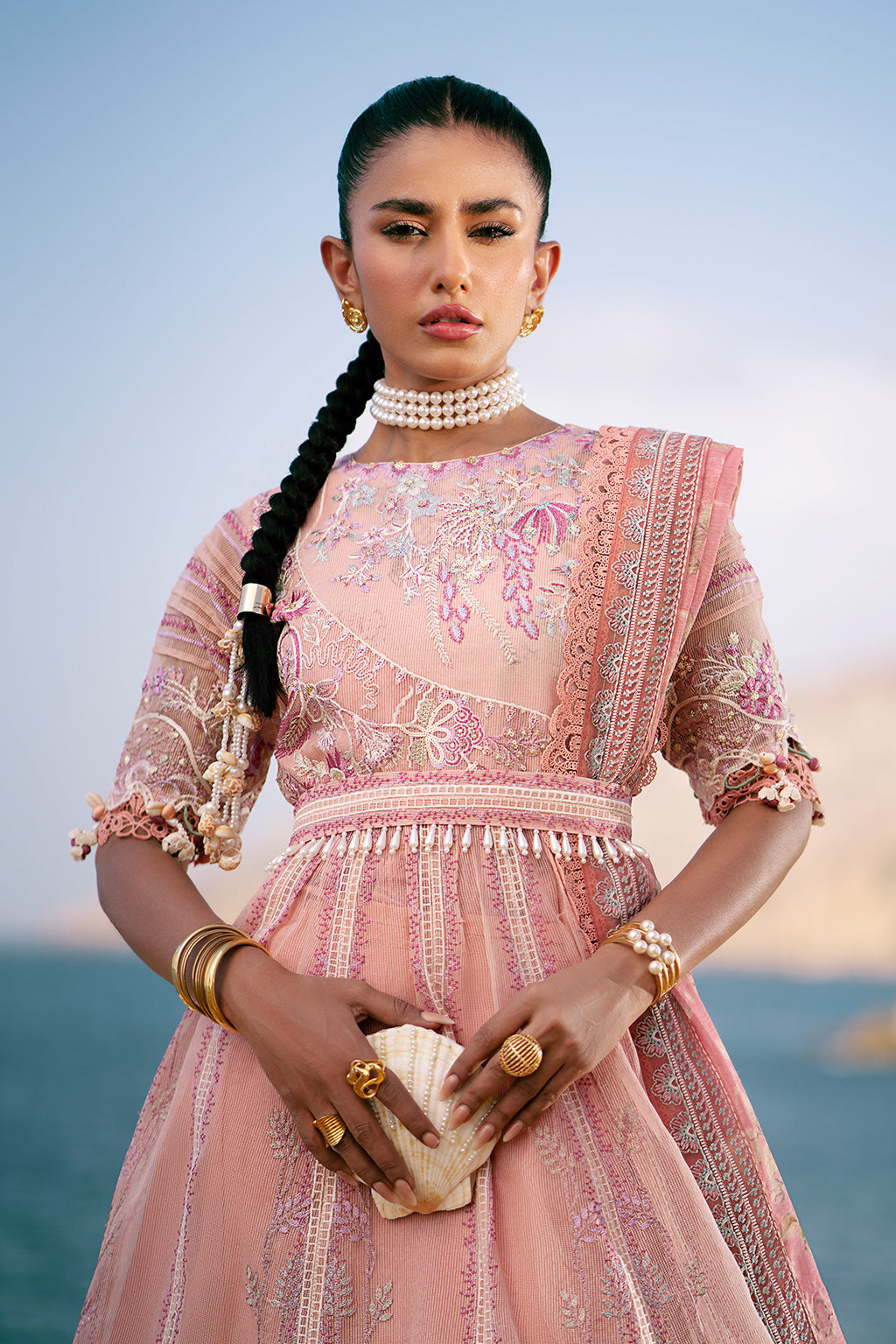 AJR Couture | Dastan Luxury Lawn 25 | Flair - Official AJR Couture stockist in UK - Sakeena London