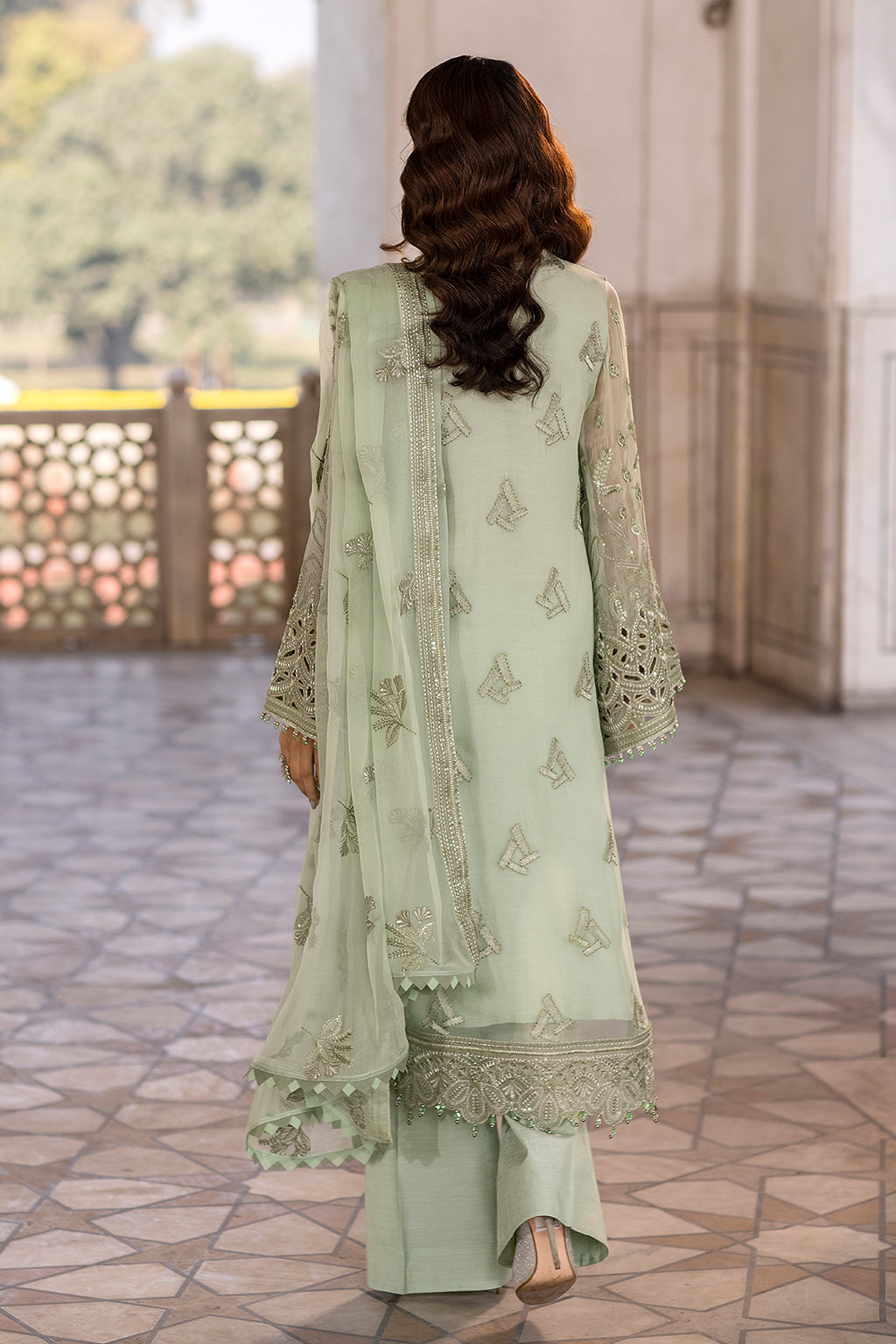 Flossie | Safeera Formals vol 13 | LUSTER GREEN - Official Flossie stockist in UK - Sakeena London