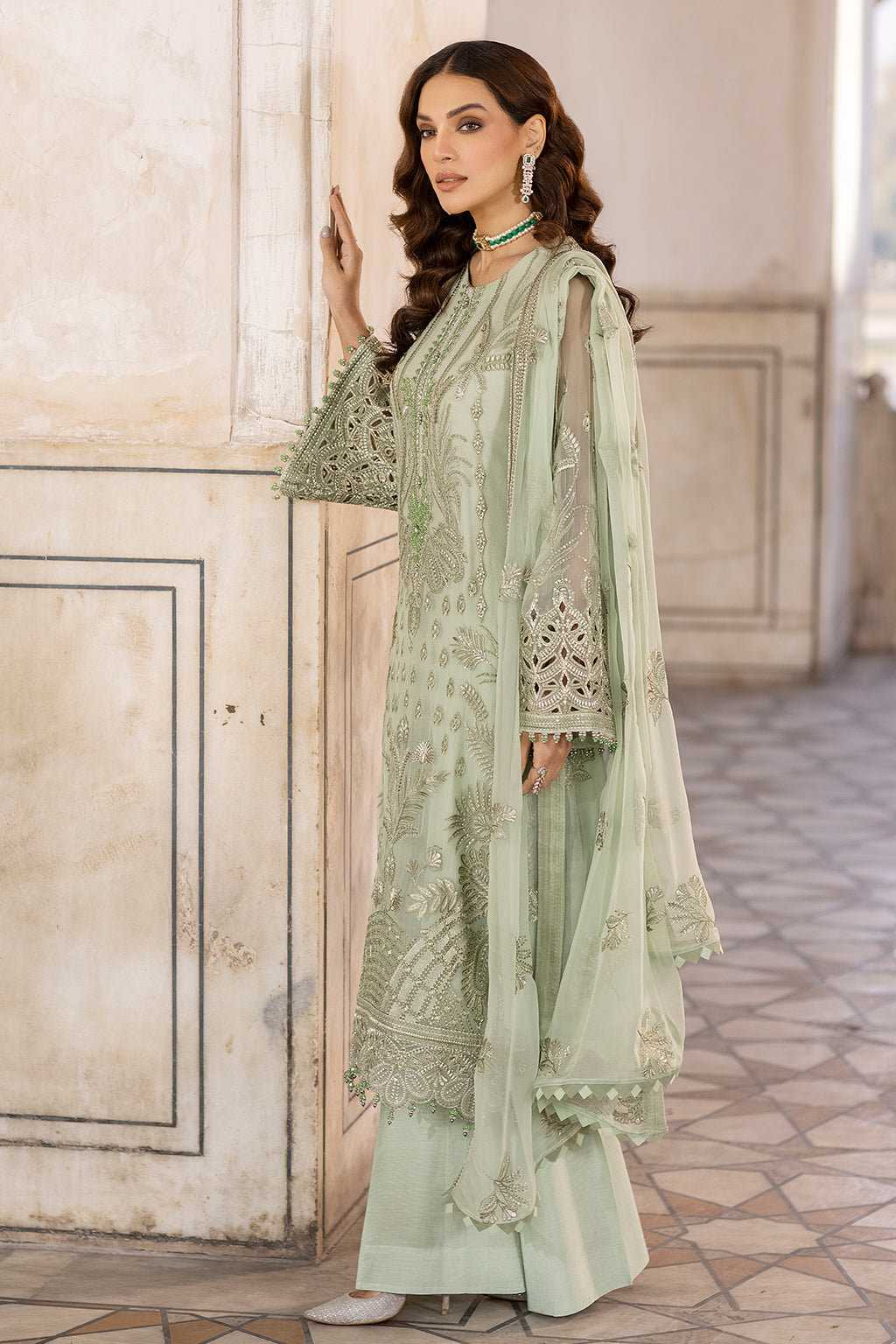 Flossie | Safeera Formals vol 13 | LUSTER GREEN - Official Flossie stockist in UK - Sakeena London