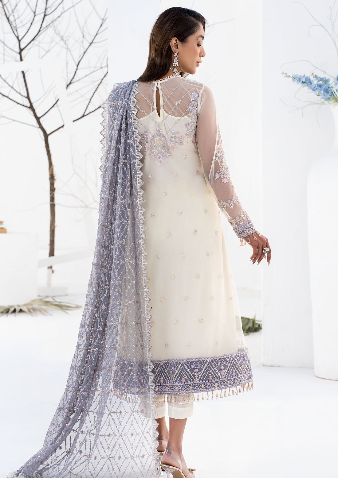 Formal Collection - Zarif - La Celeste - Luxury - ZLC#02 (PEARL WHITE)
