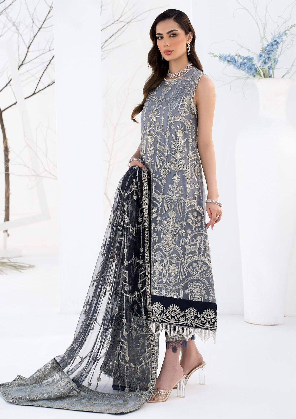 Formal Collection - Zarif - La Celeste - Luxury - ZLC#05 (ASH GREY)