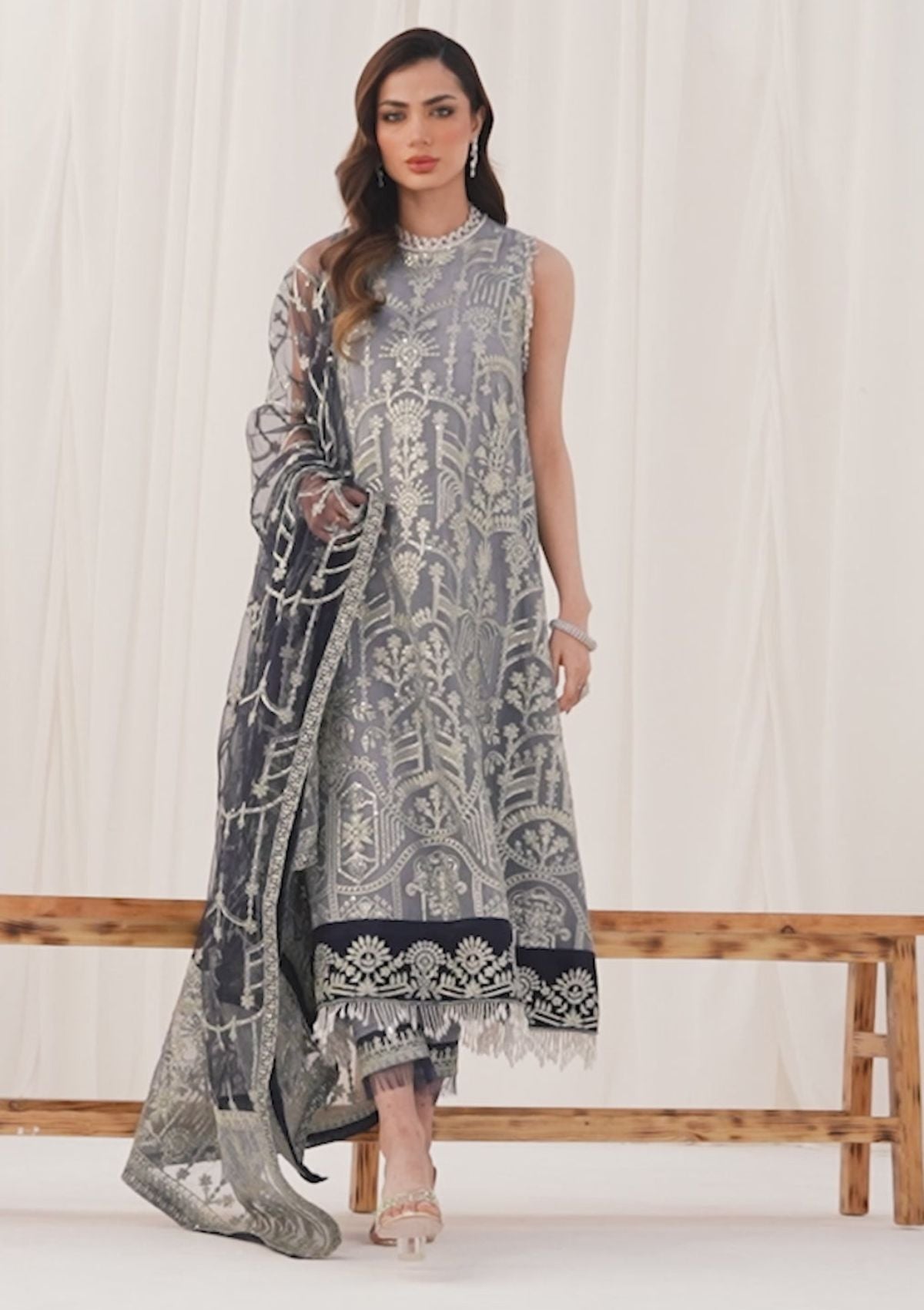 Formal Collection - Zarif - La Celeste - Luxury - ZLC#05 (ASH GREY)