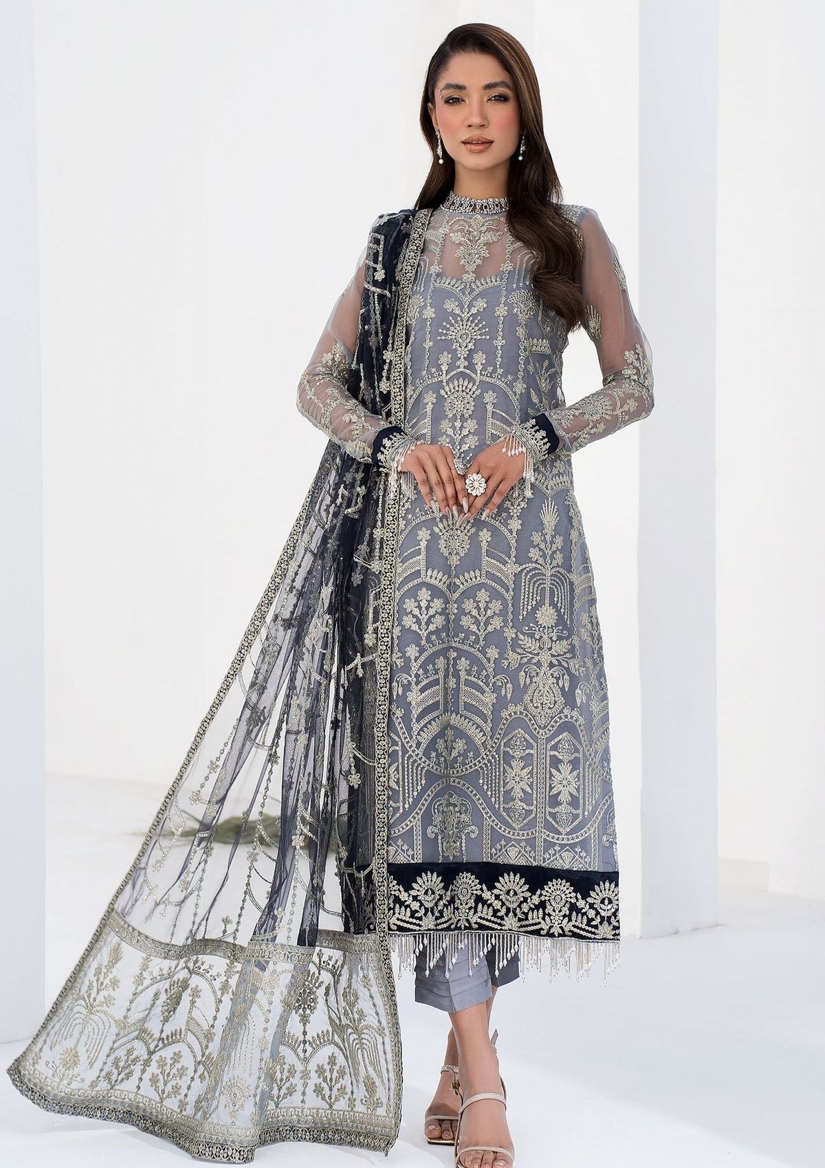 Formal Collection - Zarif - La Celeste - Luxury - ZLC#05 (ASH GREY)