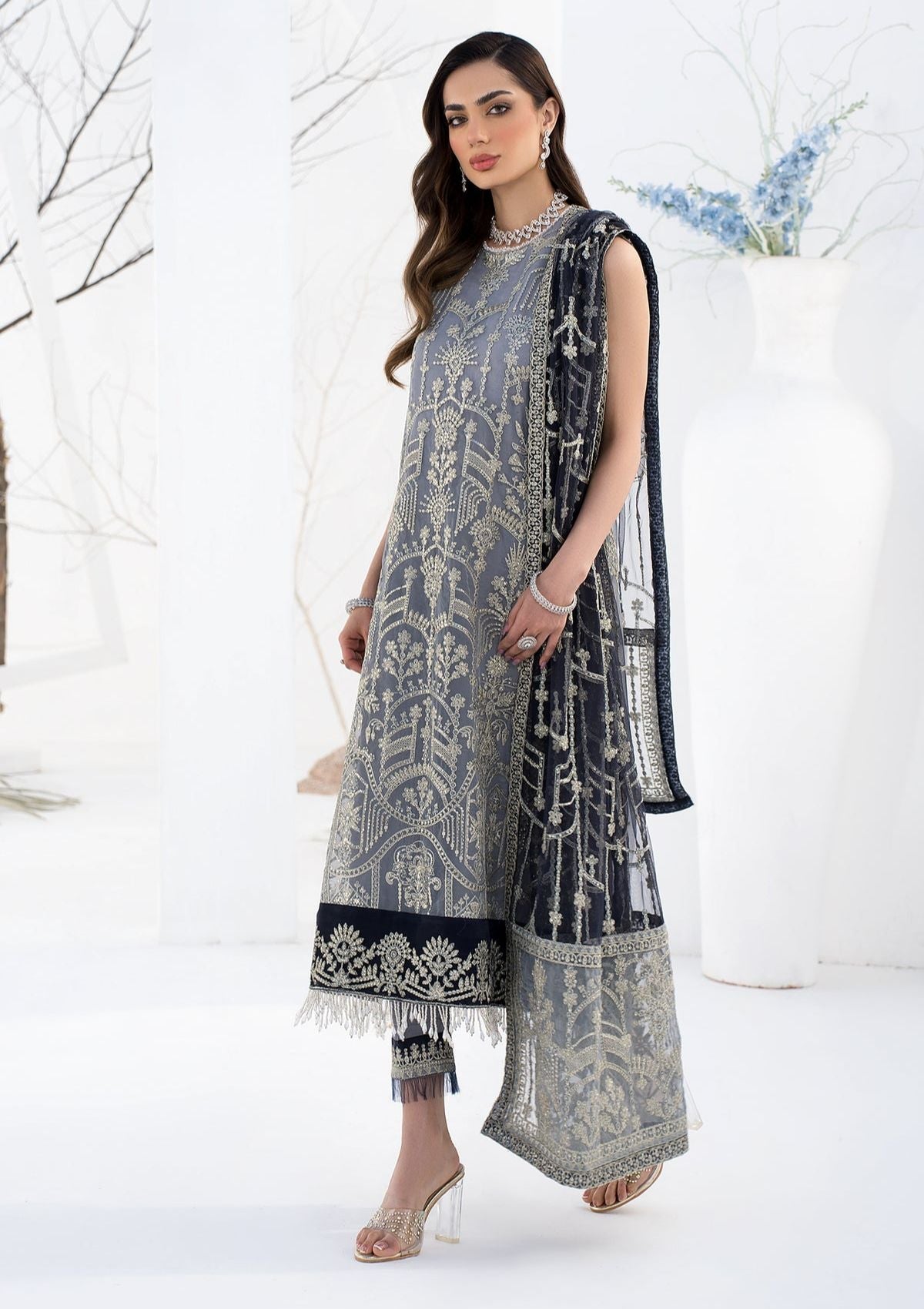 Formal Collection - Zarif - La Celeste - Luxury - ZLC#05 (ASH GREY)