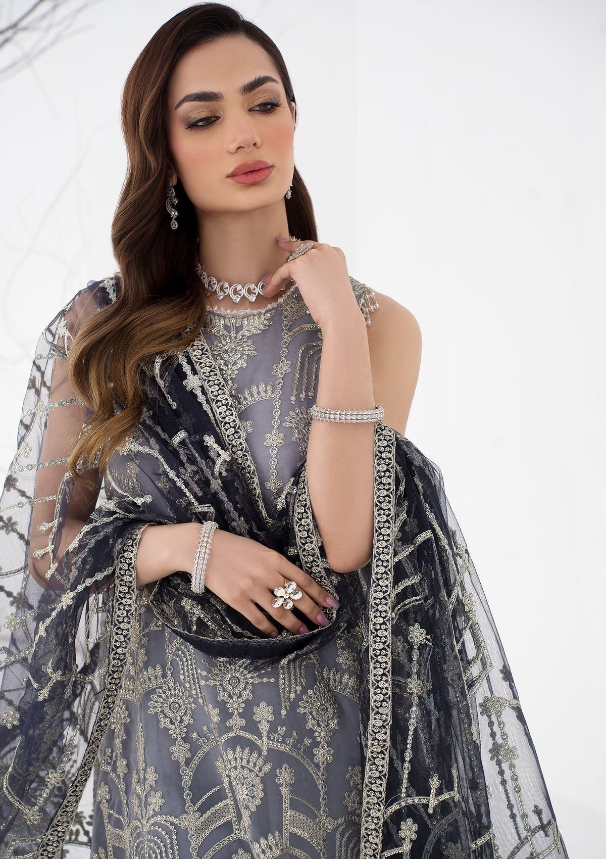 Formal Collection - Zarif - La Celeste - Luxury - ZLC#05 (ASH GREY)