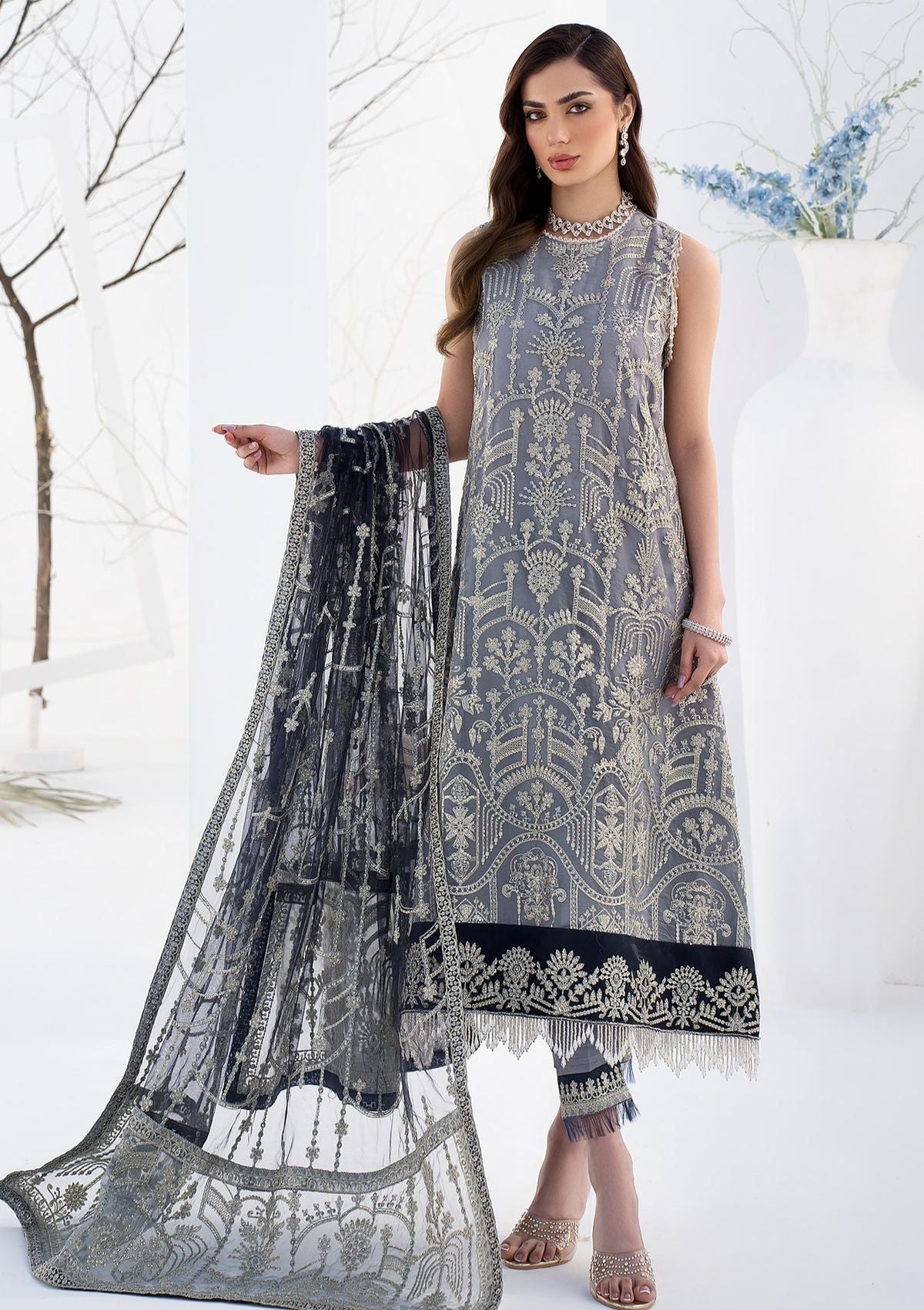 Formal Collection - Zarif - La Celeste - Luxury - ZLC#05 (ASH GREY)