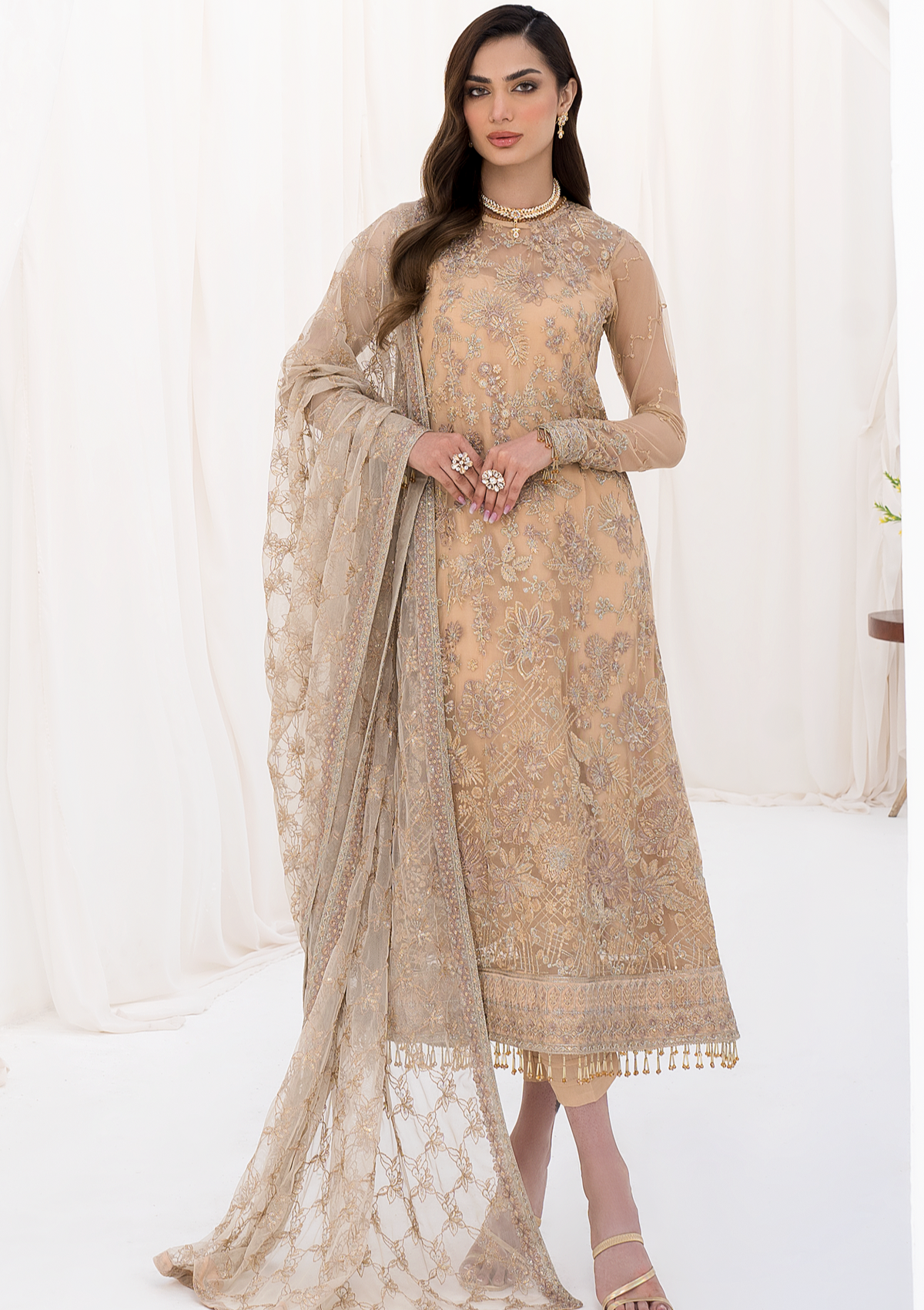 Formal Collection - Zarif - La Celeste - Luxury - ZLC#07 (SAND GLOW)
