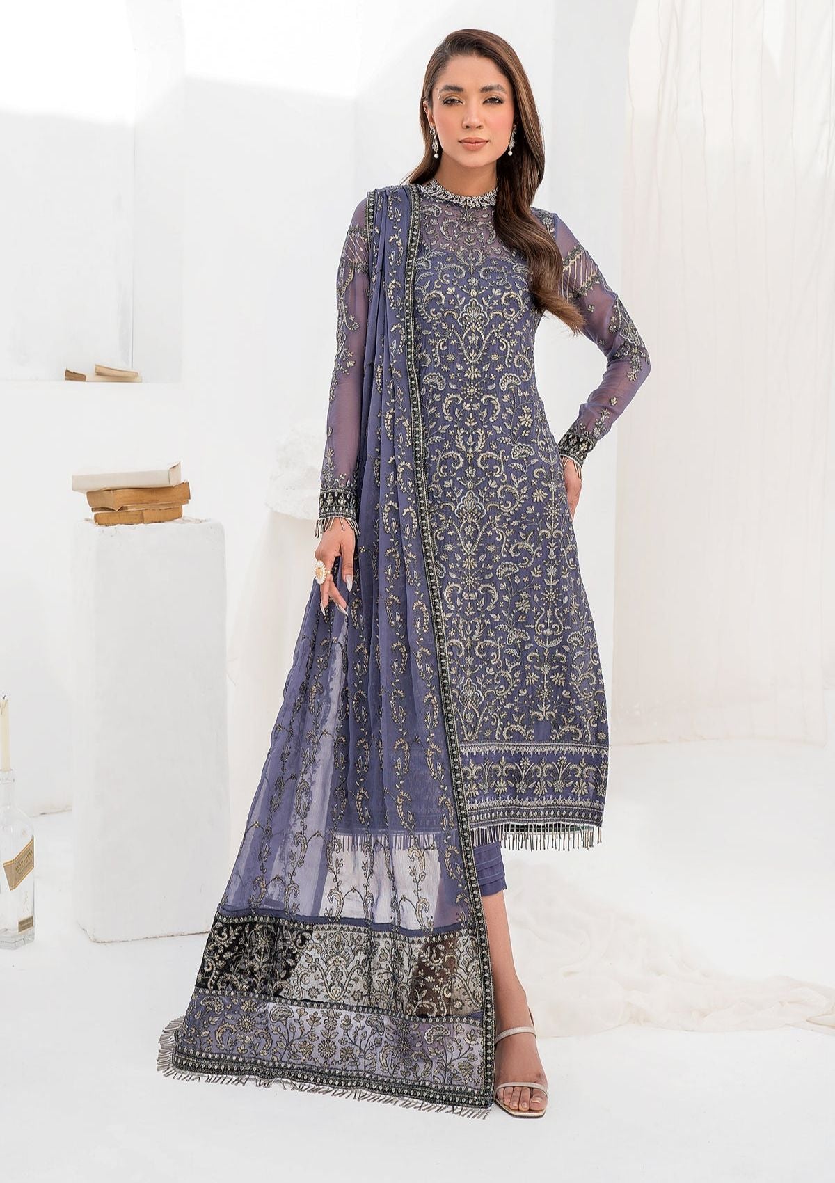 Formal Collection - Zarif - La Celeste - Luxury - ZLC#08 (DUSTY TEAL)