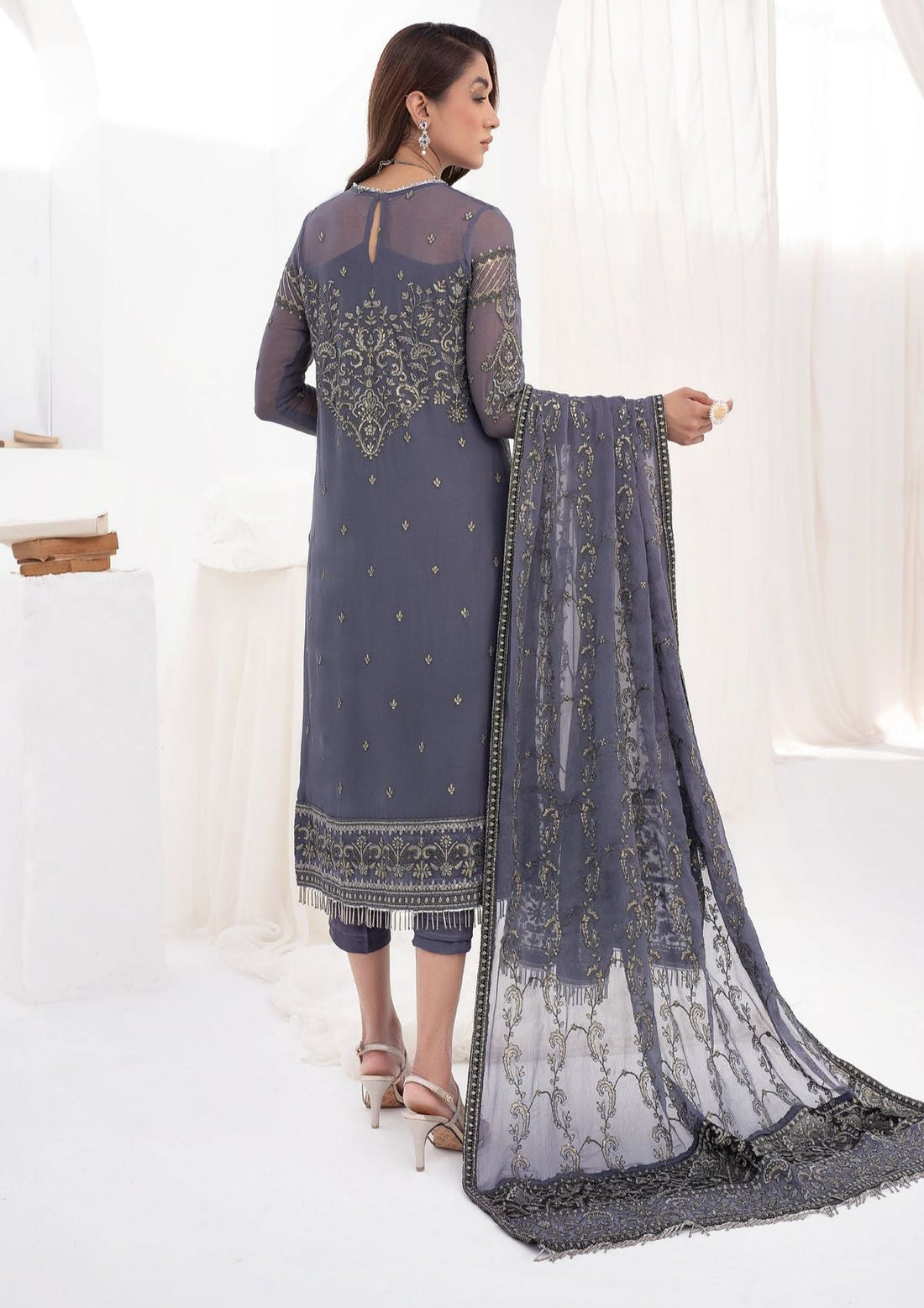 Formal Collection - Zarif - La Celeste - Luxury - ZLC#08 (DUSTY TEAL)