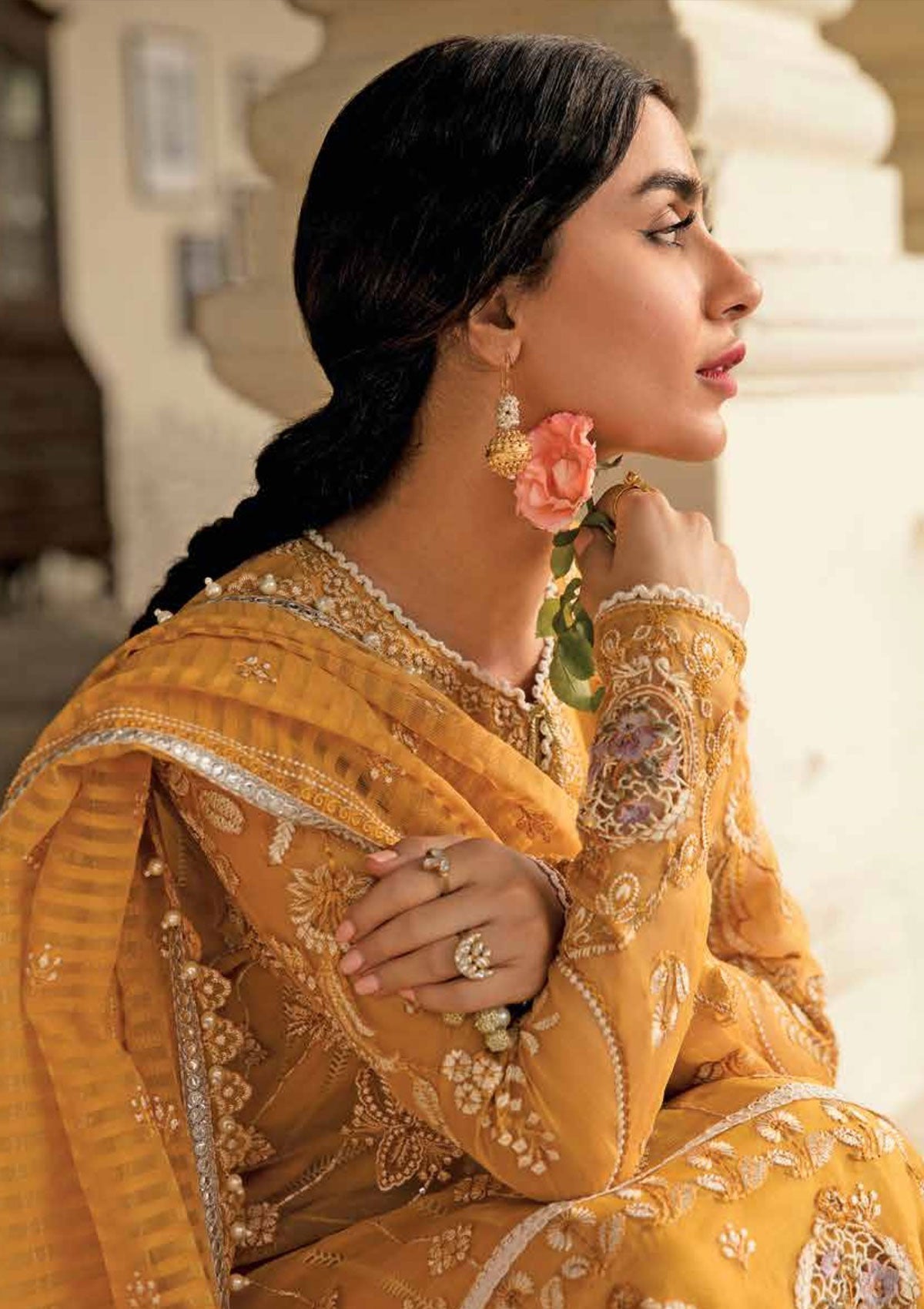 Formal Dress - Afrozeh - Dhoop kinaray - Ghazal - D#10