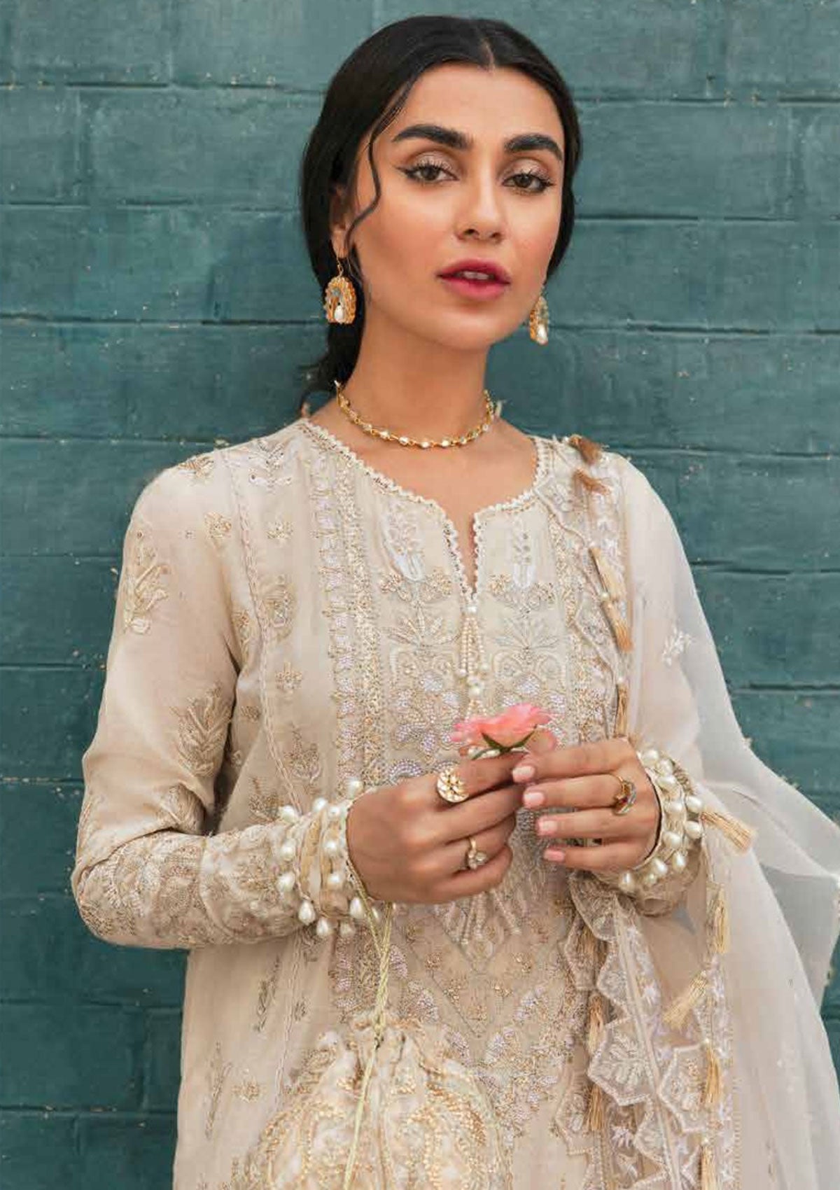 Formal Dress - Afrozeh - Dhoop kinaray - Mehtab - D#2