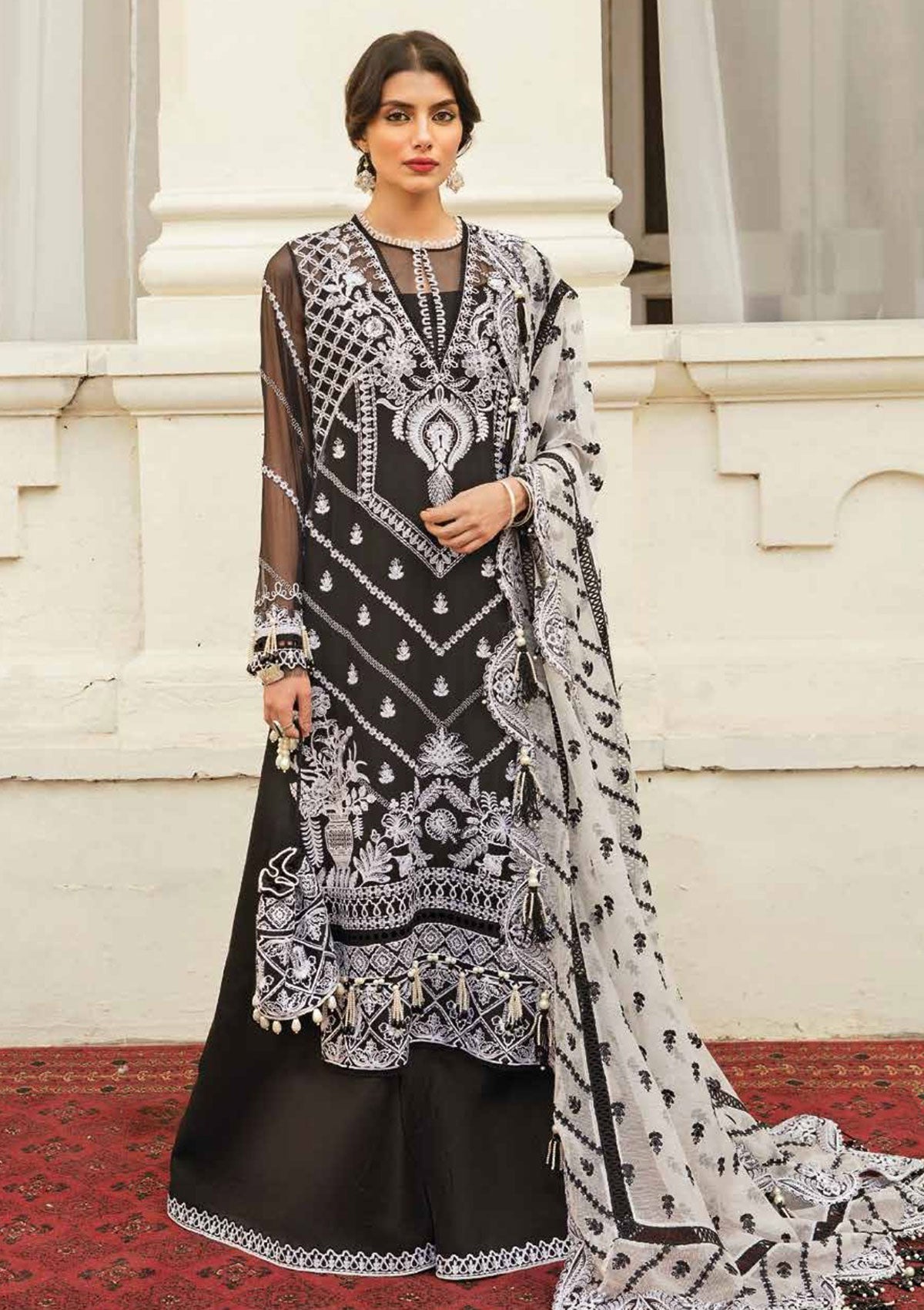 Formal Dress - Afrozeh - Dhoop kinaray - Nazmin - D#8