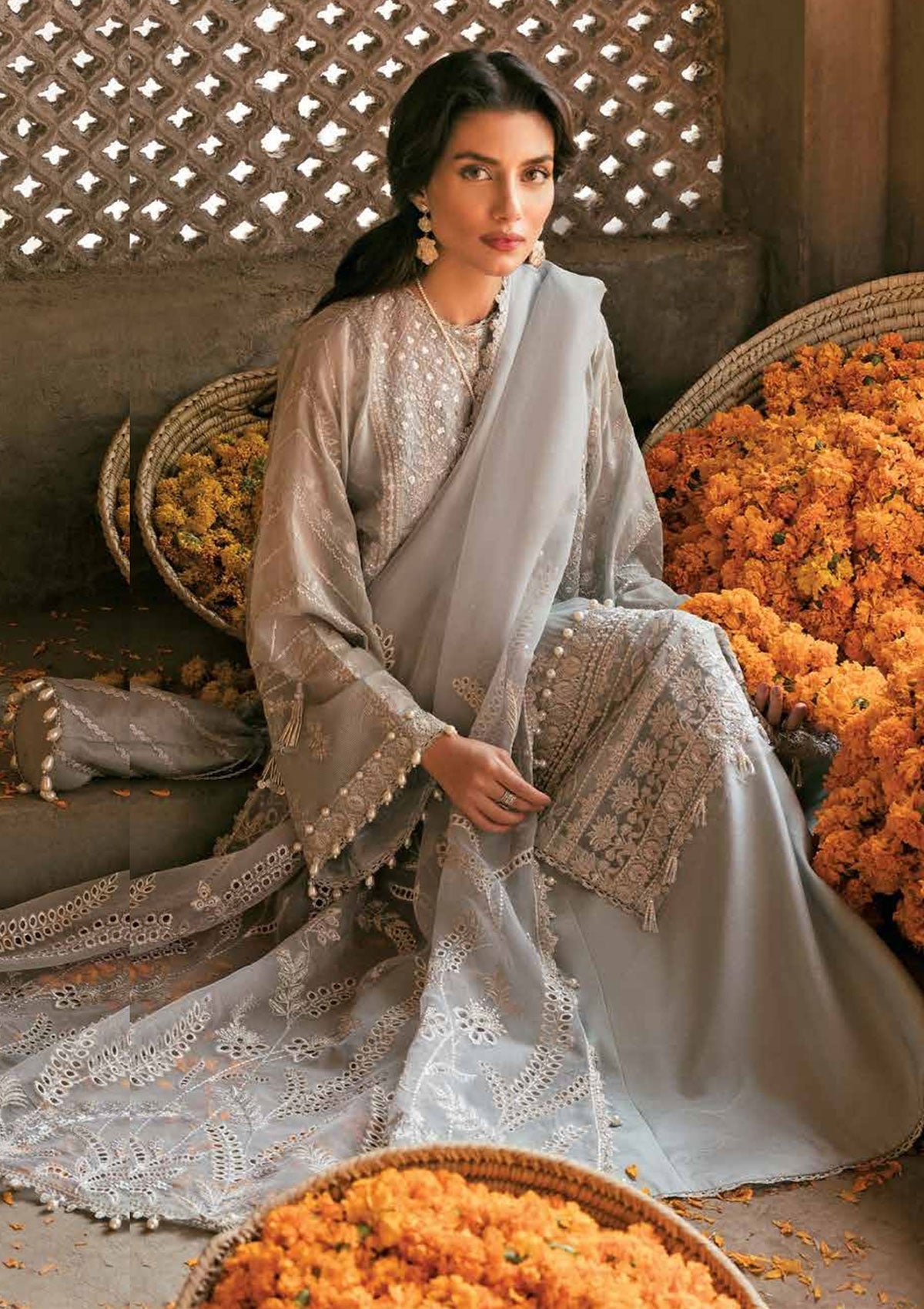 Formal Dress - Afrozeh - Dhoop kinaray - Zohra - D#1